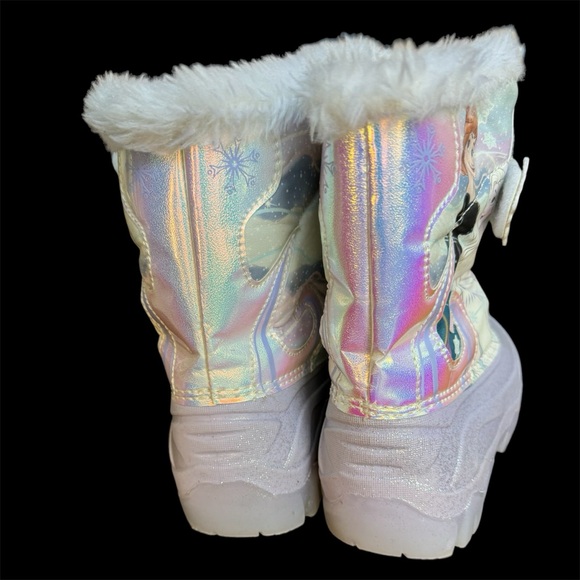 Disney Frozen Winter Boots Size 12 light up - Picture 3 of 8